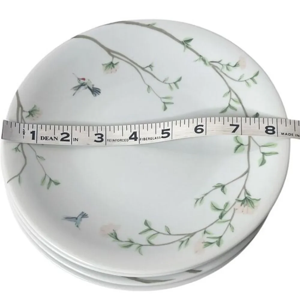 POTTERY BARN Monique Lhuillier‎ RETIRED Meadow Pattern Salad Plates Set of 4